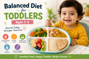 Balanced Diet for Toddlers (Ages 1–3): A Simple Guide for Parents